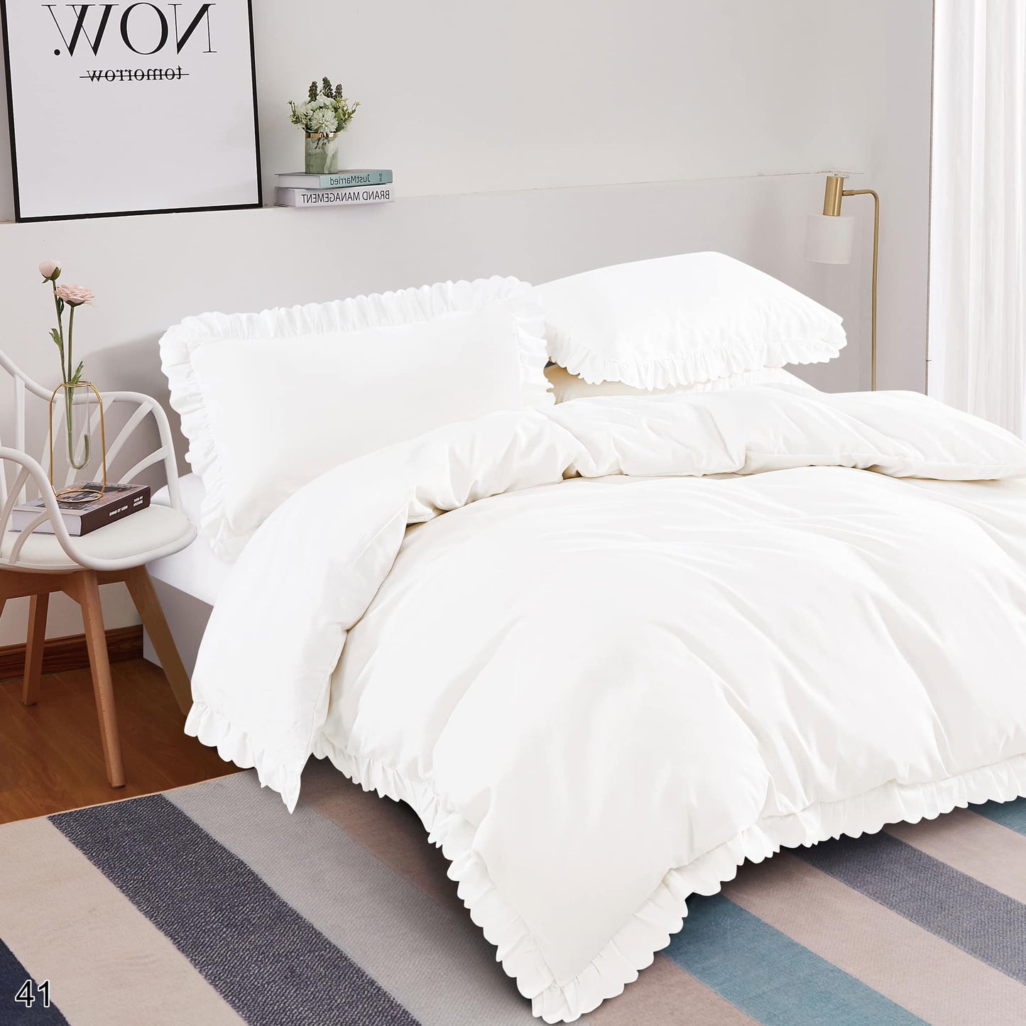 Vienkrāsaina gultas veļa 200*220 (bez palaga)