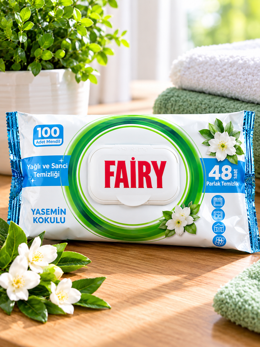 Fairy mitrās salvetes