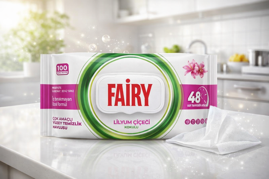 Fairy mitrās salvetes