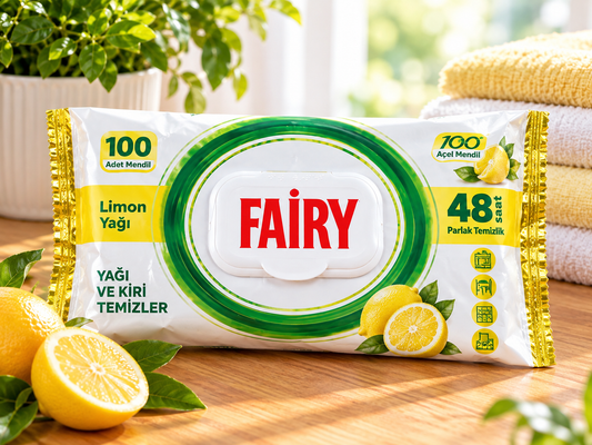 Fairy mitrās salvetes