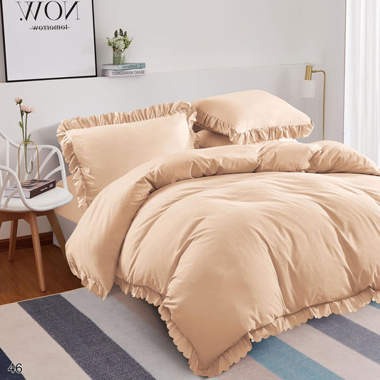 Vienkrāsaina gultas veļa 200*220 (bez palaga)