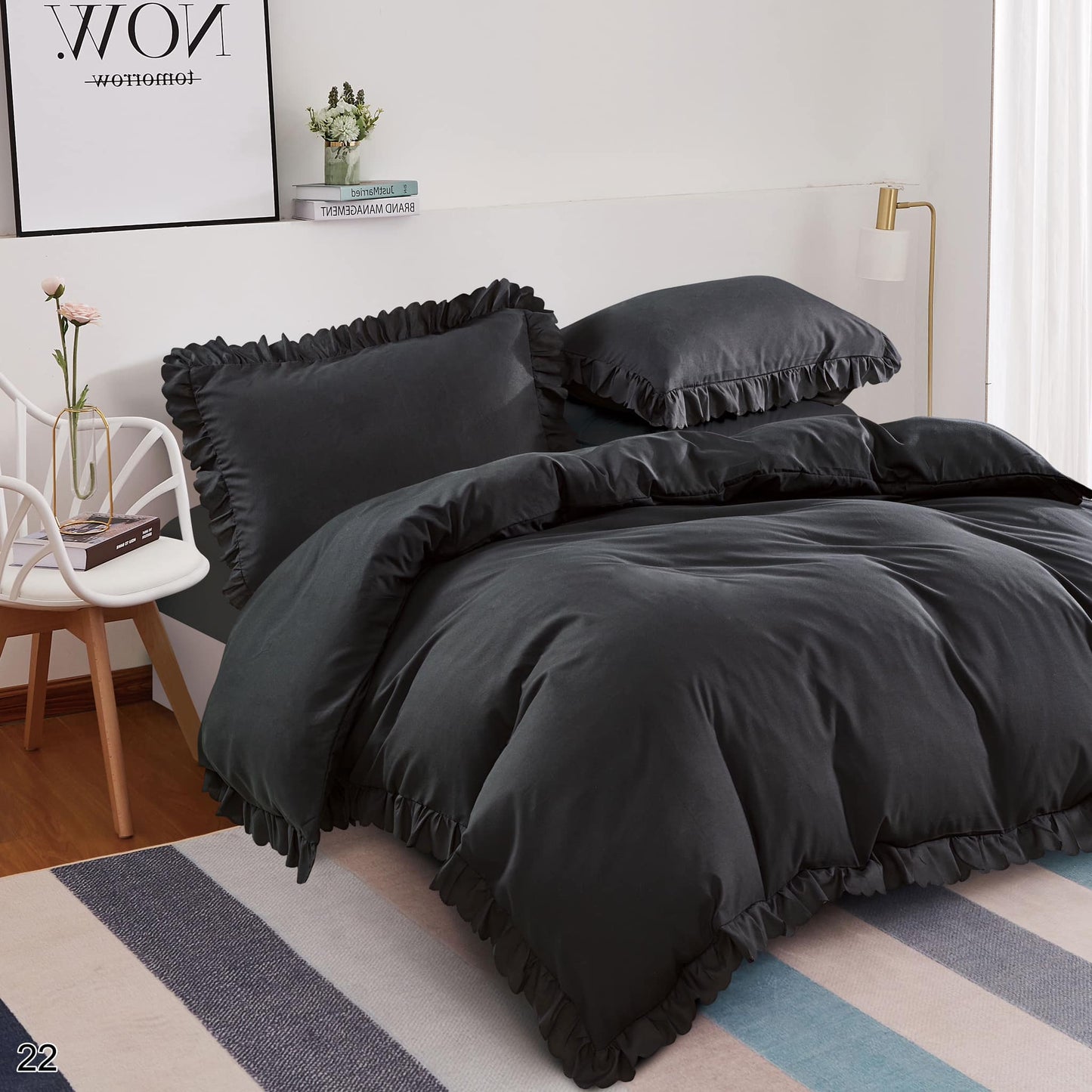 Vienkrāsaina gultas veļa 200*220 (bez palaga)