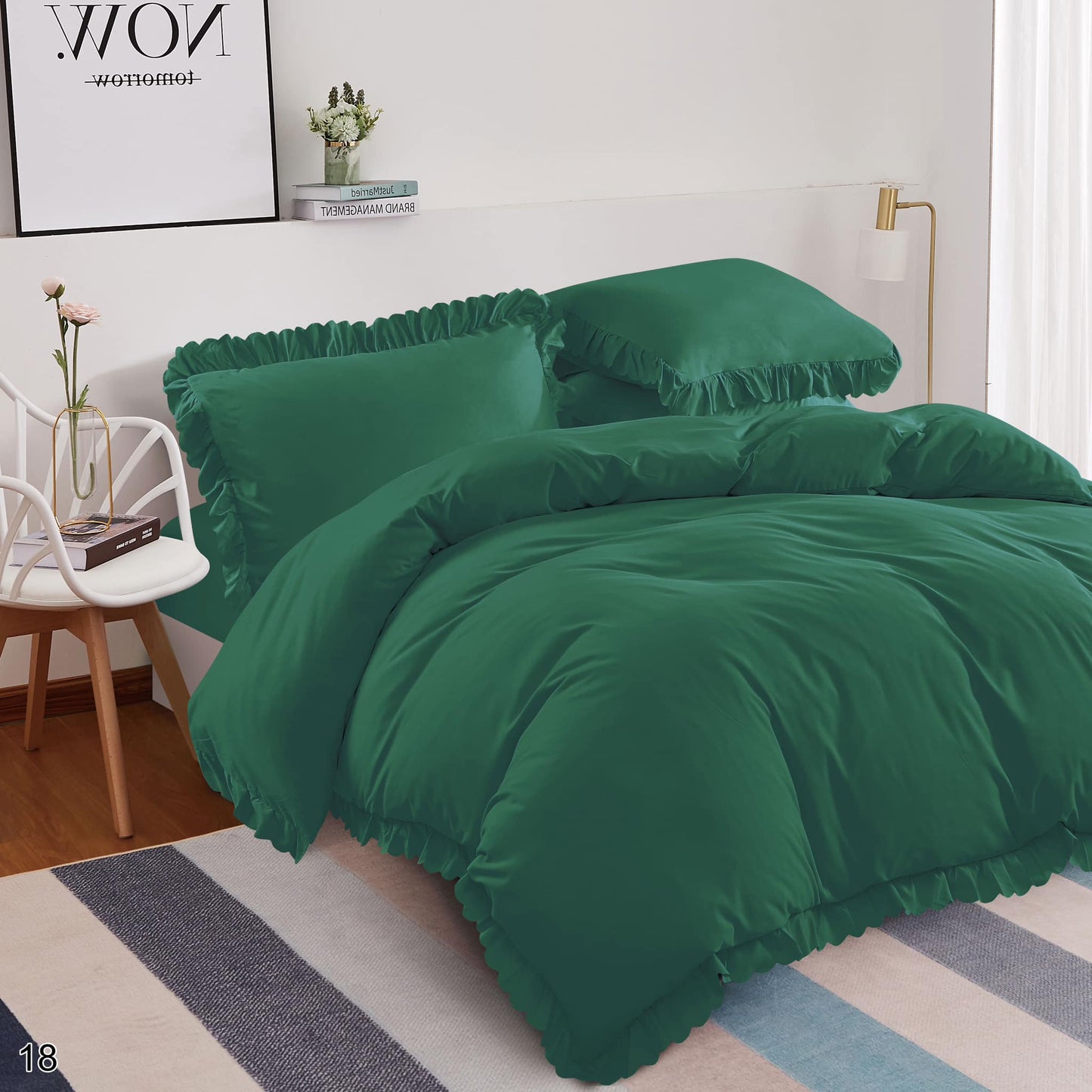 Vienkrāsaina gultas veļa 160*200 (bez palaga)