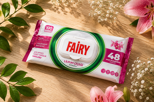 Fairy mitrās salvetes