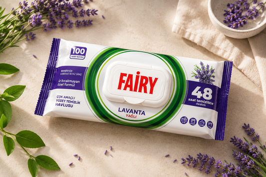 Fairy mitrās salvetes